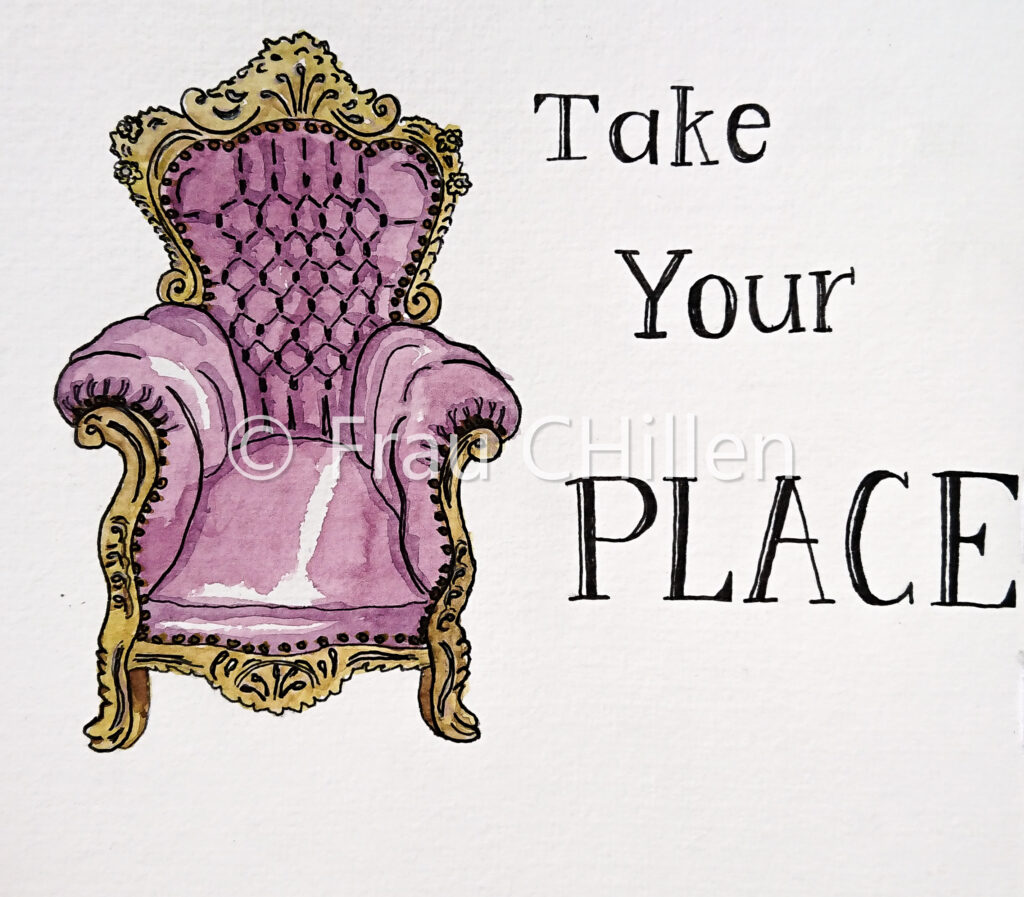Take your Place copyright Claudia Hillen